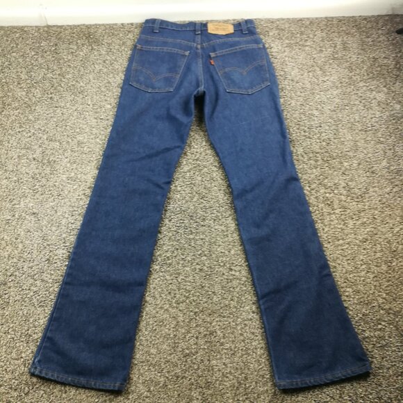 Vintage 80s Levis Jeans 517 Orange Tab Bootcut USA Made Dark